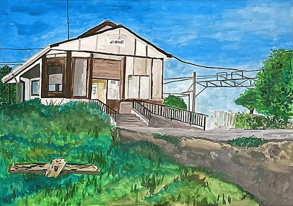 「保内駅」第四中学校　１年　神子島　煌