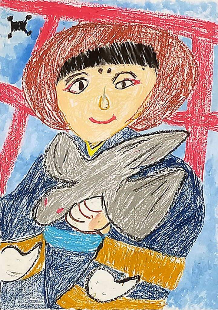 「おたかもちをあるくぼく」裏館小学校　２年　遠藤　圭
