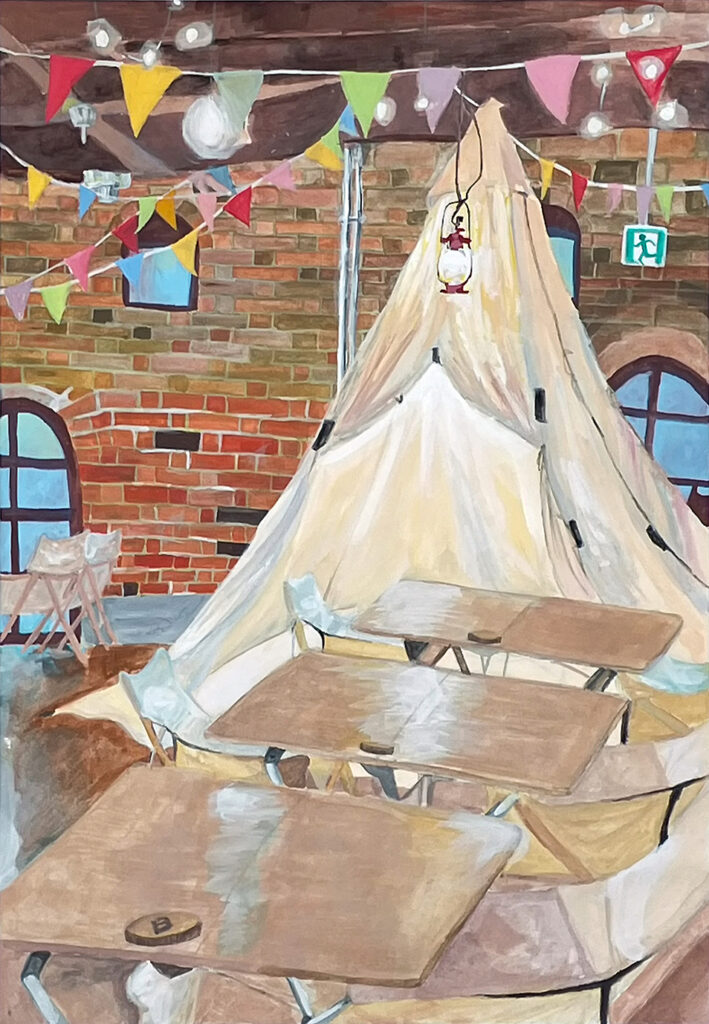 三条まんま塾会長賞「三条のカフェTREE」第二中　2年　椿　捺愛