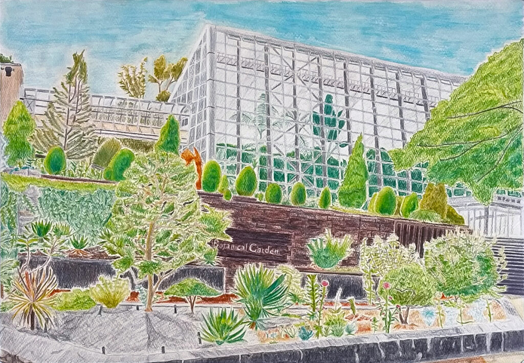 （一財）新潟県教職員厚生財団理事長賞「朝の保内公園」第四中　2年　岩澤　いち花