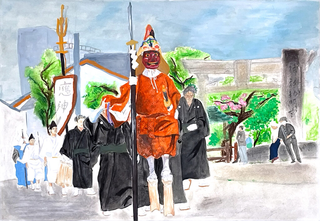 金賞「大名行列」第二中　3年　長谷川　真莉亜