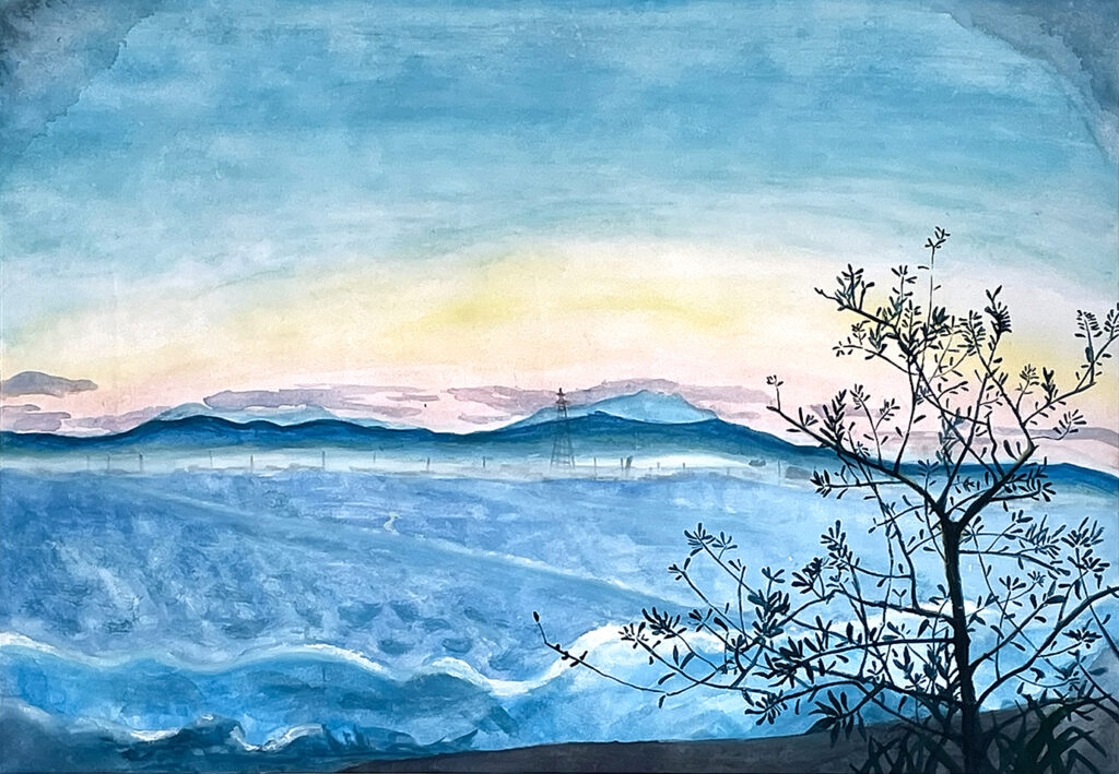 金賞「雪原の海」大崎学園　8年　神林　にこ