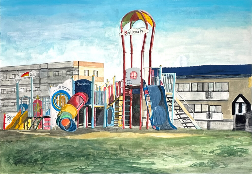 銀賞「あそぼって」第二中　3年　加藤　心晴