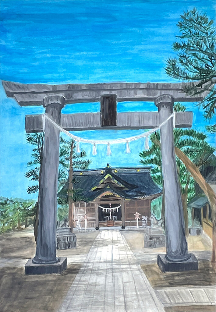 銅賞「三条八幡宮」第三中　2年　石山　遥人