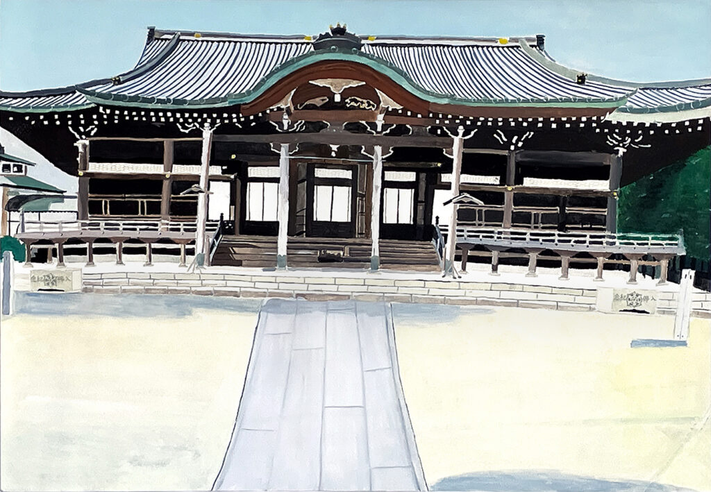 銅賞「本成寺」第一中　1年　松谷　侑芽