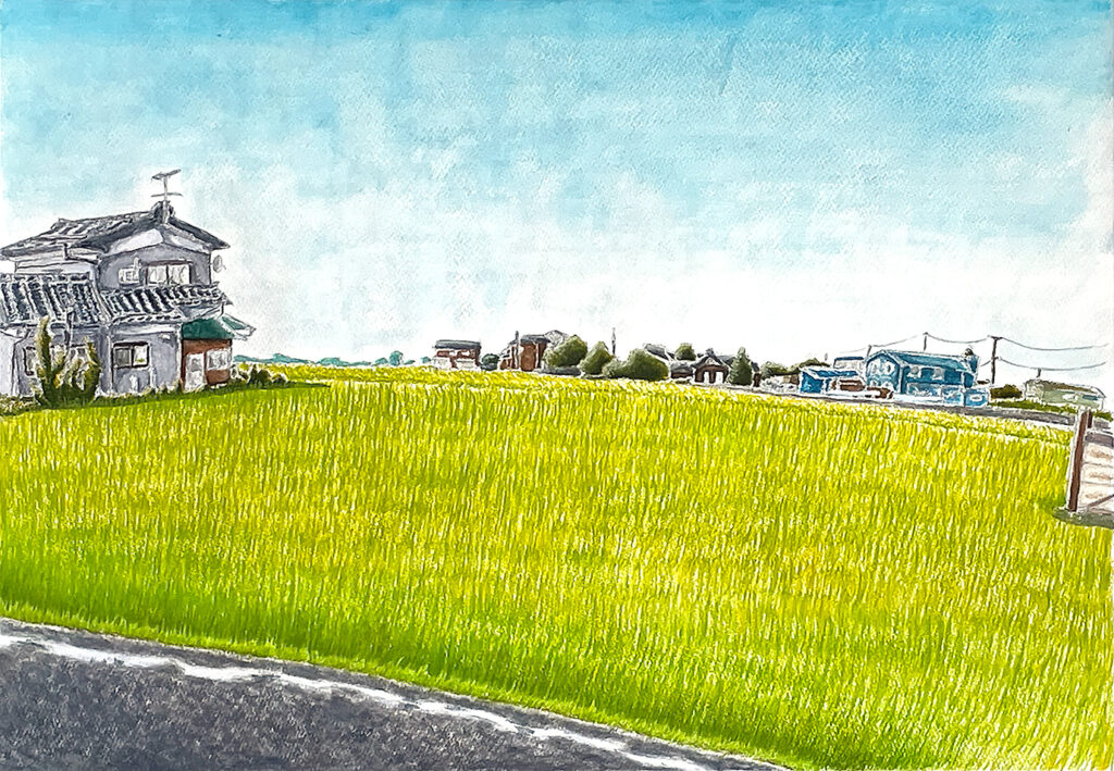 銅賞「毎日見ている海」栄中　2年　鈴木　輝姫