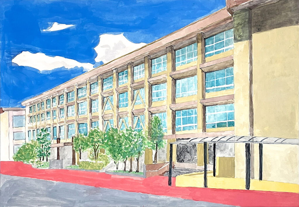 銅賞「私たちの学校」第三中　2年　坂井　佑