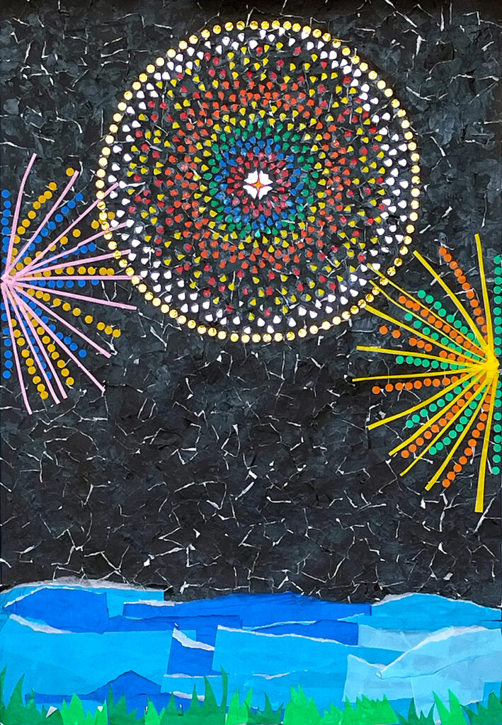 金賞「三条花火」裏館小　1年　長谷川　凌士