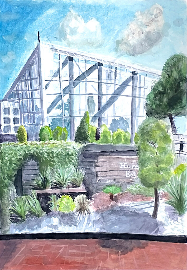 金賞「夏の保内公園」上林小　6年　上山　心春